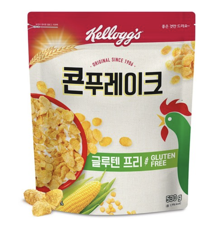켈로그 콘푸레이크 시리얼, 530g